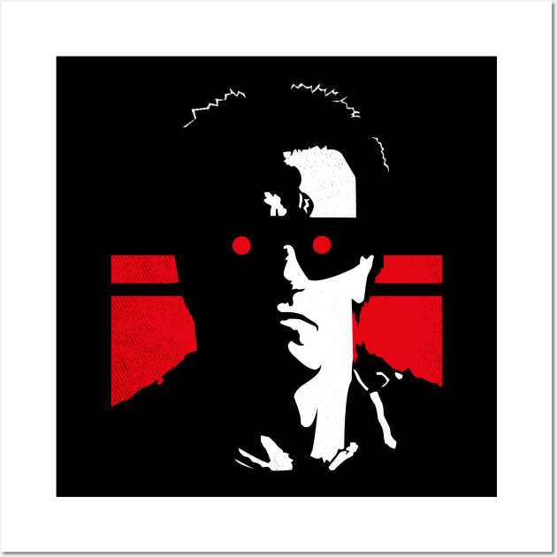 Arnold Cyborg Cult Movies 80s Wall Art by TEEWEB